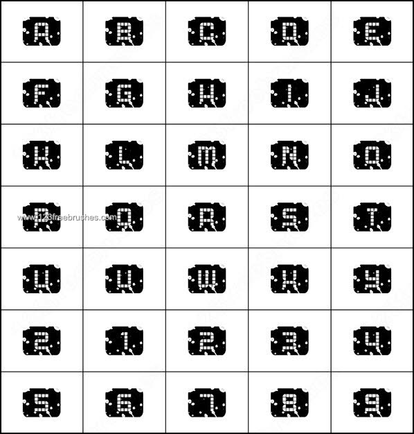 tribal alphabet letters