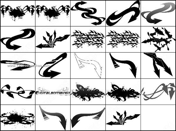 Graffiti arrows brush pack-2. Advertisement. Browse Photoshop brushes by