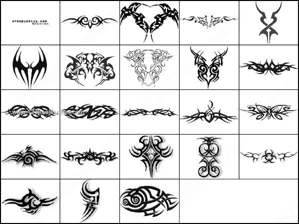 Free Tribal Tattoo Designs - Photo Wall